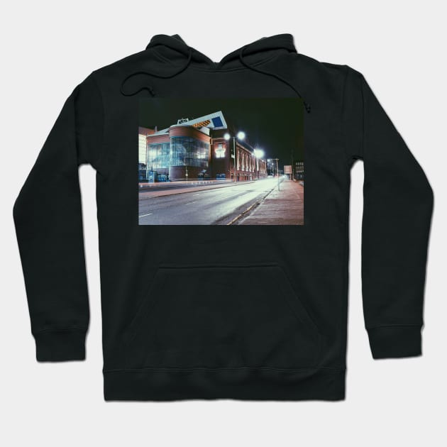 Glasgow Rangers Ibrox Stadium night time Hoodie by simplythewest